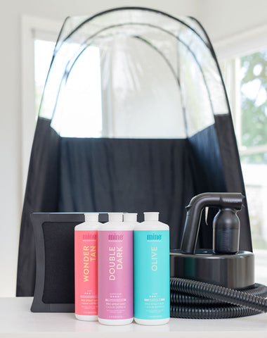 MineTan Body Skin Expert Esthetician Spray Tan Kit Mine Kit