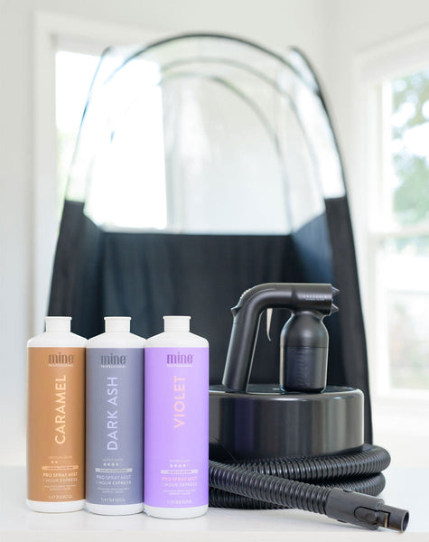 MineTan Body Skin Pro Esthetician Spray Tan Kit Mine Kit