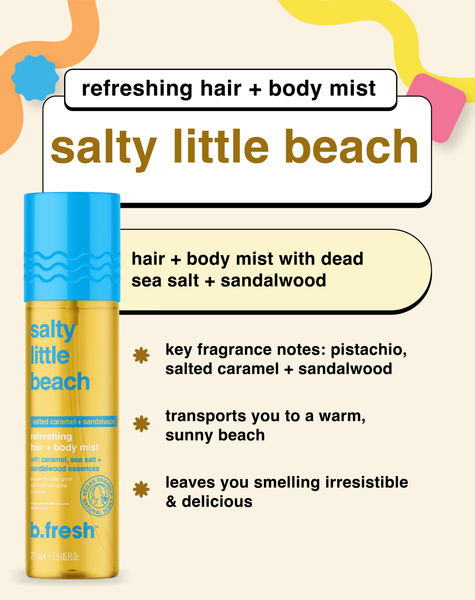 salty little beach refreshing hair + body mist