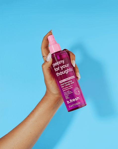 peony for your thoughts dreamy hair + body mist
