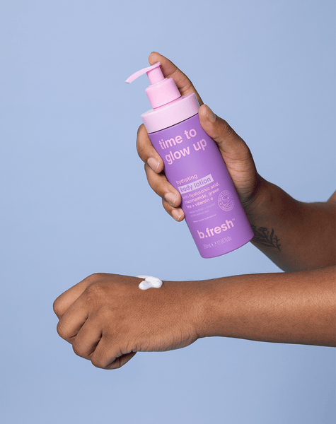 time to glow up hydrating body lotion