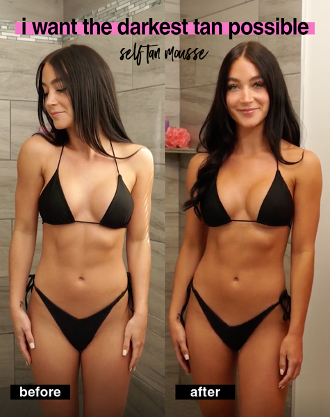 i want the darkest tan possible