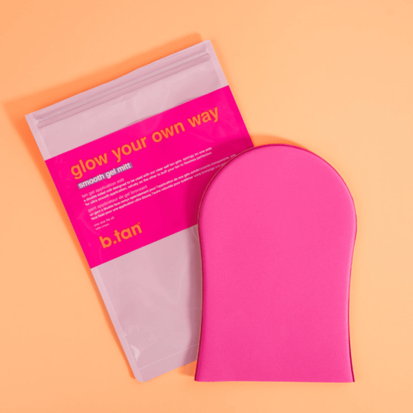 b.tan glow your own way self tan gel applicator mitt b.tan body