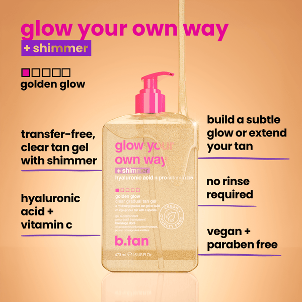 b.tan glow your own way - shimmer b.tan Everyday