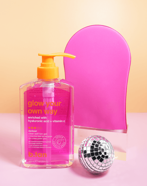 glow your own way self tan gel applicator mitt