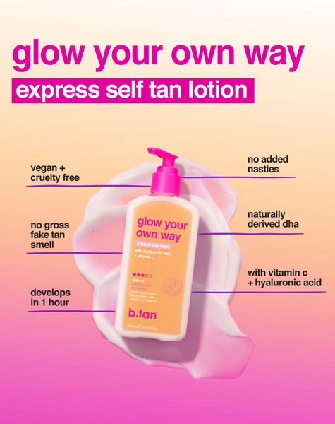 glow your own way 1 hour express