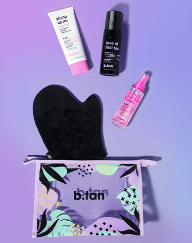 love at first tan gift set