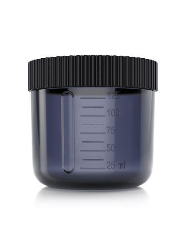 Excess 2 Tan.Cup 2 Pack inc Lids - Black Transparent