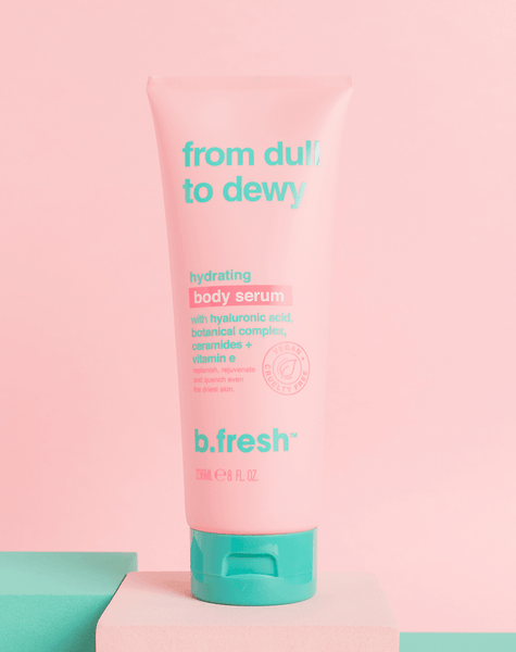 from dull to dewy... hydrating body serum